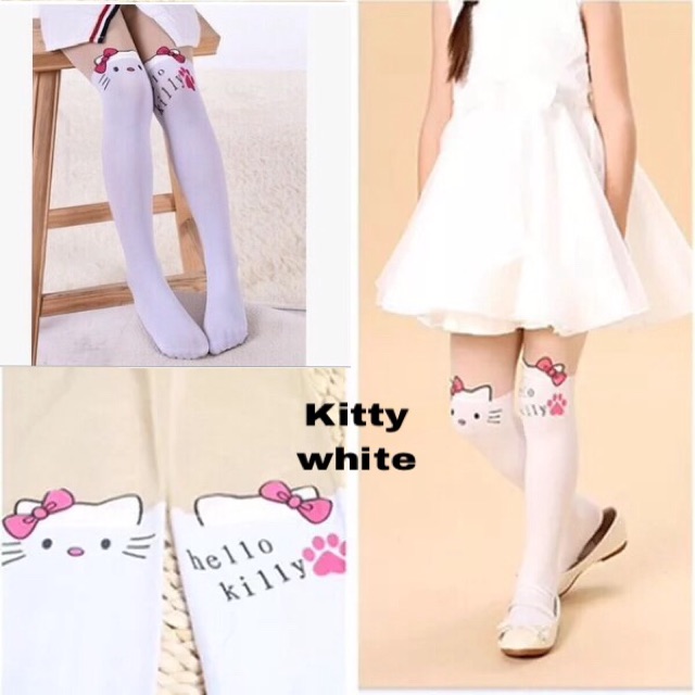 KITTY TATTOO STOCKING / kaos kaki anak perempuan keren