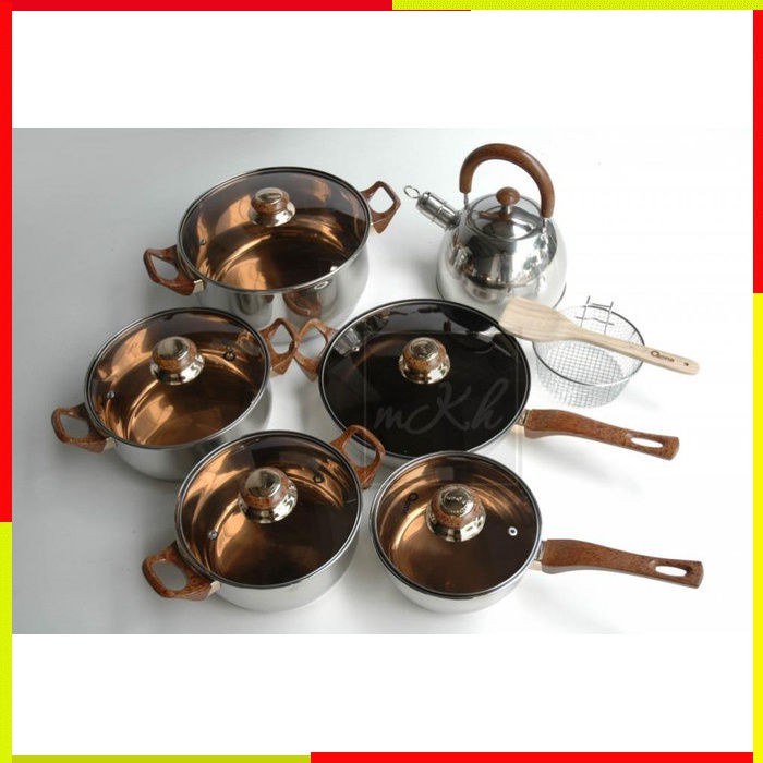 Panci Set Eco Cookware Oxone OX933 - Stainless Steel