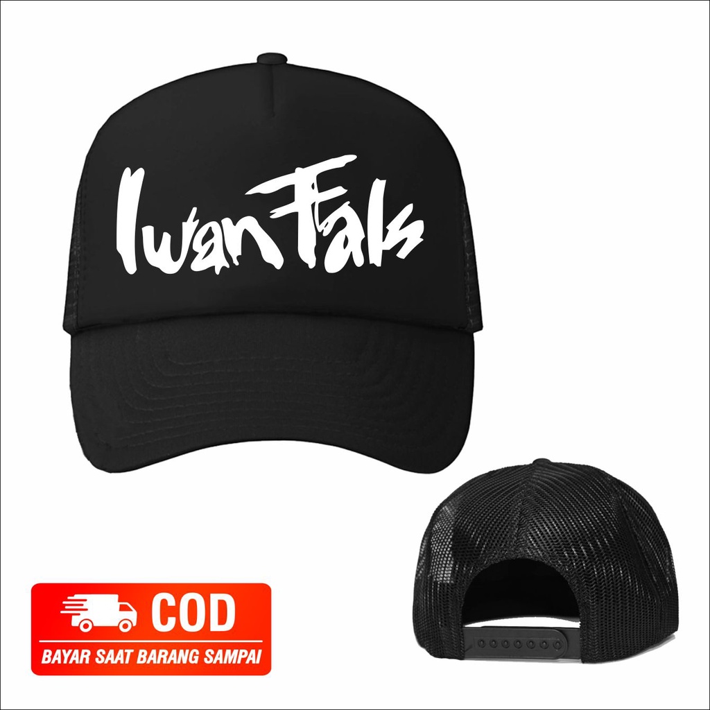 Topi Distro Iwan Fals - Topi Iwan Fals - Topi fals Mania - Topi Oi - Topi Trucker Original - Topi Di
