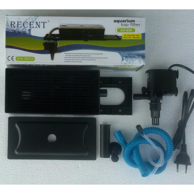Box filter kecil komplit aquarium