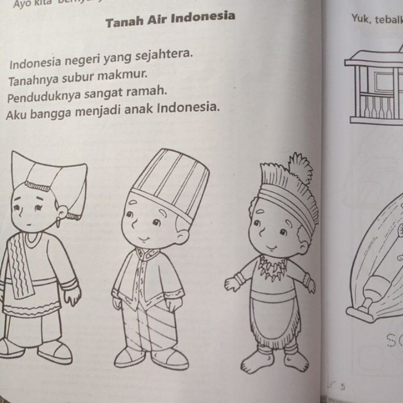 Buku Tematik Negaraku TK A Untuk Pendidikan Anak Usia Dini