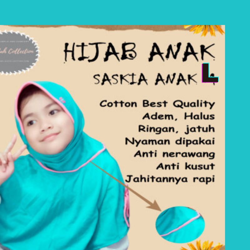 jilbab anak saskia jamilah