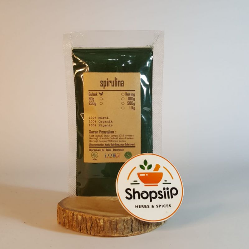 

SPIRULINA - BUBUK - MURNI - 100 GRAM - PREMIUM QUALITY