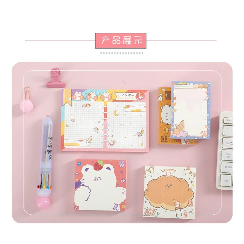 

Memo Fancy 80 x 80 mm - 100 lembar