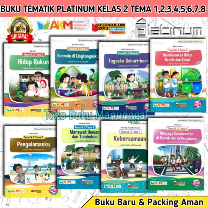 

BUKU TEMATIK PLATINUM KELAS 2 SD/MI TEMA 1 SAMPAI 8 REVISI KURIKULUM PENGGERAK