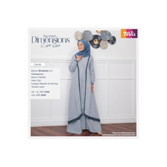 Gamis Nibras Dimensions