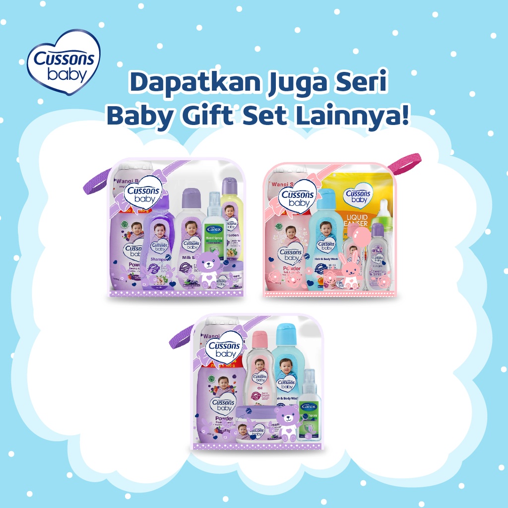 ★ BB ★  Cussons Baby Pack Blue Pink | Gift Set | Paket Hadiah Bayi