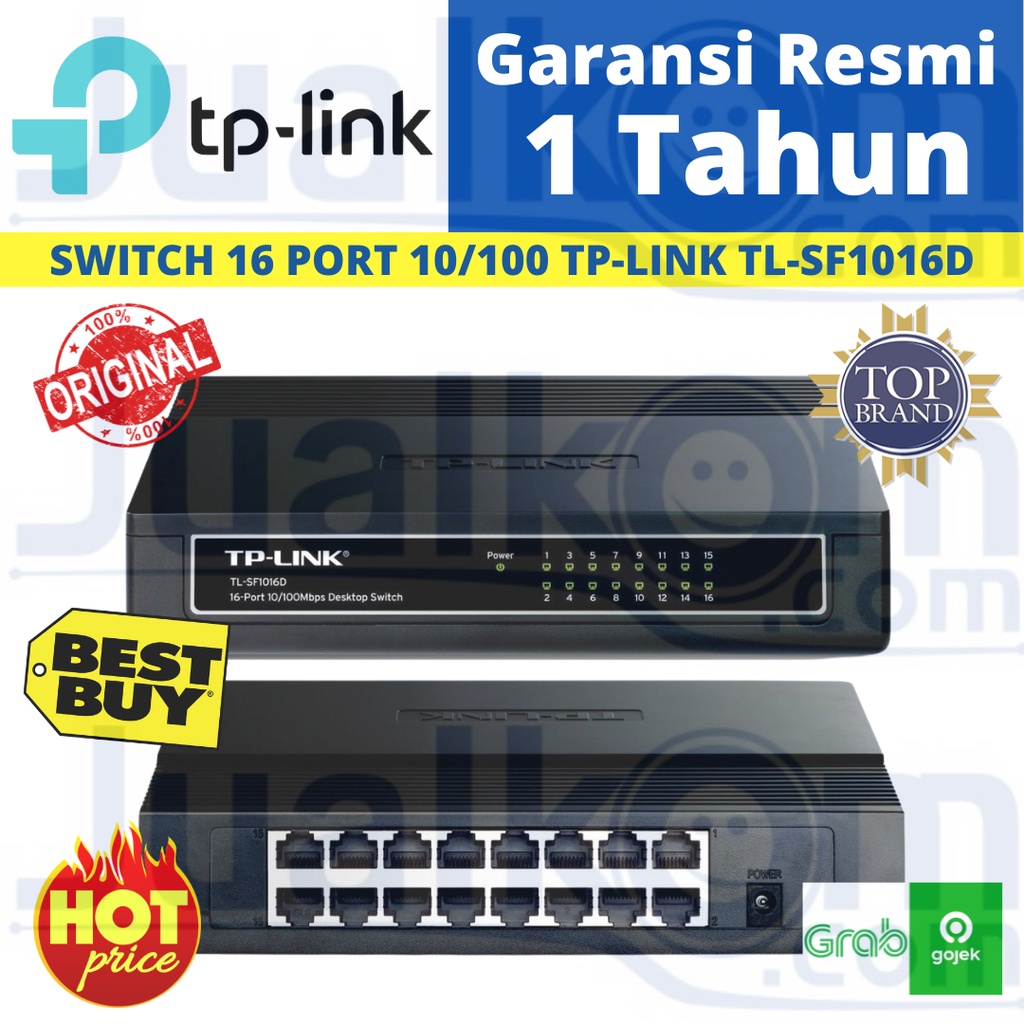 TP-Link Switch 16 Ports  TL-SF1016D 10/100Mbps