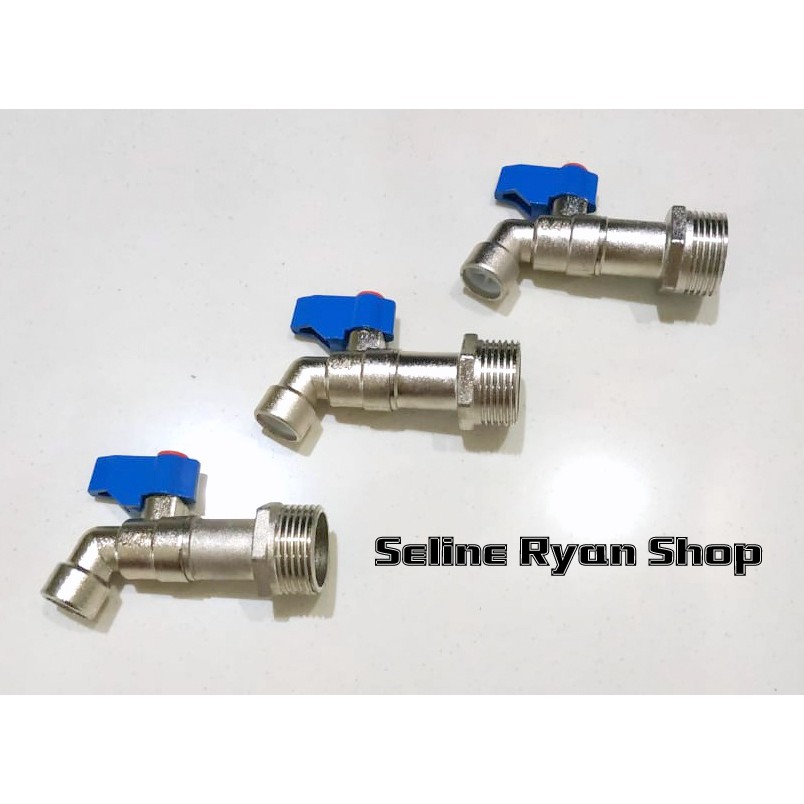 Kran Air / Kran Tembok Gagang Pendek 3/4"