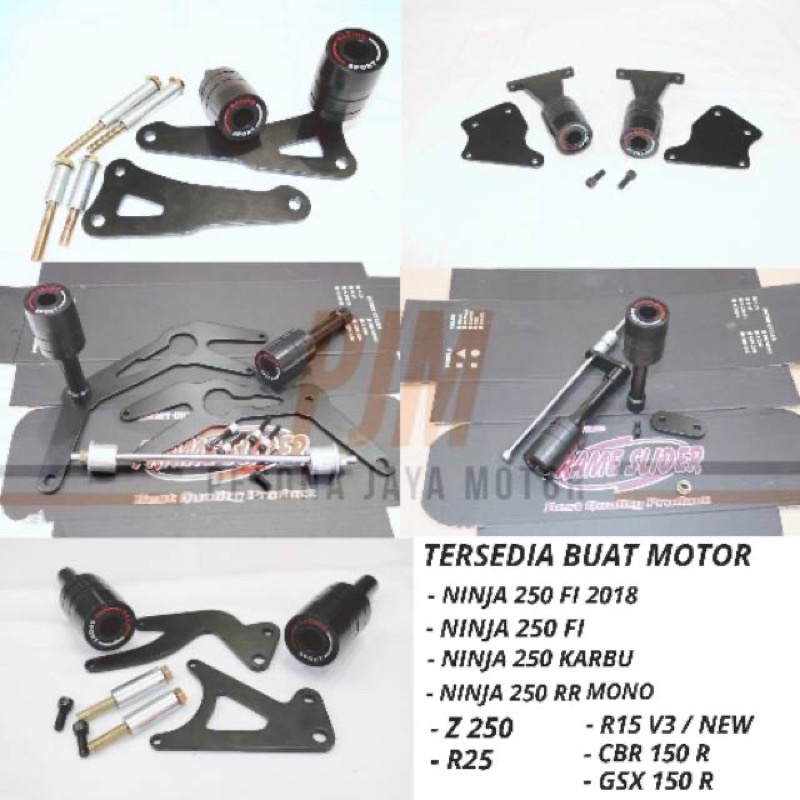 Frame Slider Pelindung Fering Model Racing Sport Ready Semua Motor Fairings