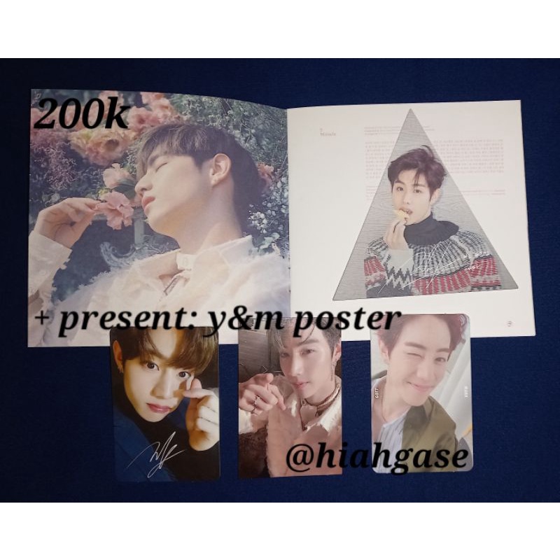 Bundle Paket GOT7 Mark PC Photocard Lyric Book Poster