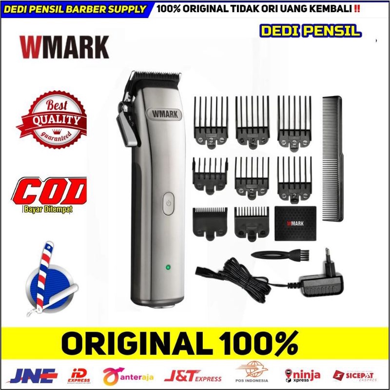 WMARK NG-9001 RPM 9000 FULL METAL BODY TAPER HAIR CLIPPER ORIGINAL ALAT CUKUR ELEKTRIK CLIPPER CAS TANPA KABEL PANGKAS RAMBUT BARBERSHOP