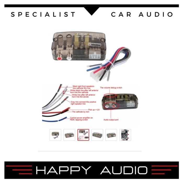 Rca Converter Tsk Td-22 Car Stereo Speaker Level Converter High-To-Low