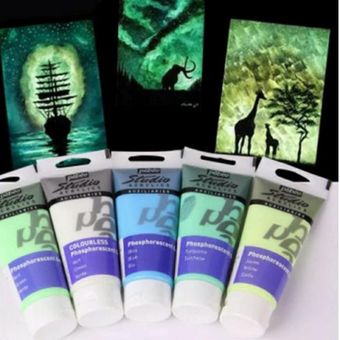 

Pebeo Phosphorescent Gel / Glow In The Dark Paint / Cat Fosfor 100 ml