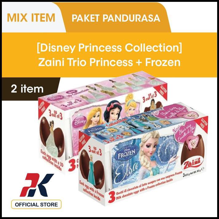 

Disney Princess Collection Zaini Trio Princess + Frozen