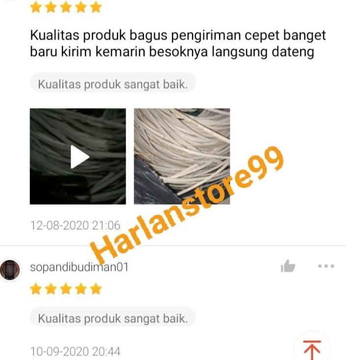 PDP.948332 • TALI ROTAN - IKAT IRATAN ROTAN - TALI ROTAN LESIO KULIT BENTUK PIPIH PERKILOGRAM (KUALI