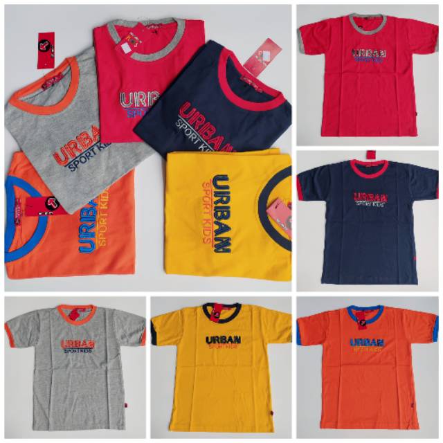 Obral  Baju Kaos Anak Anak Domino Kids (Usia 7 - 12 thn)