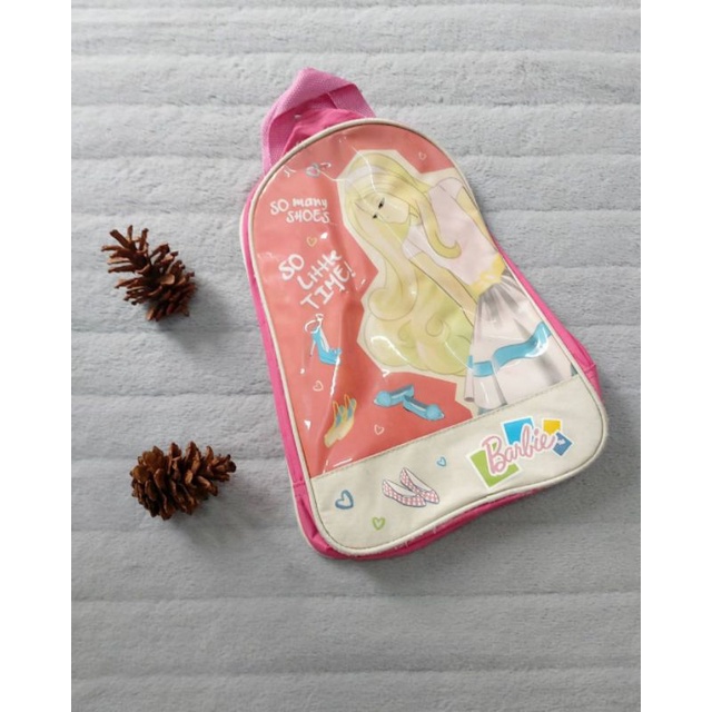 Preloved Tas Sepatu Barbie Pink