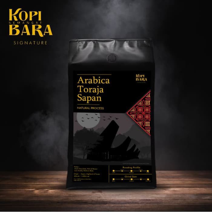 

Arabica Toraja Sapan 1kg - Roasted Coffee Bean - Kopi Bara Signature