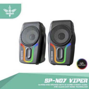 speaker RGB nyk Sp-n07 / speaker nyk/ speaker lampu gaming/ speaker lampu pc