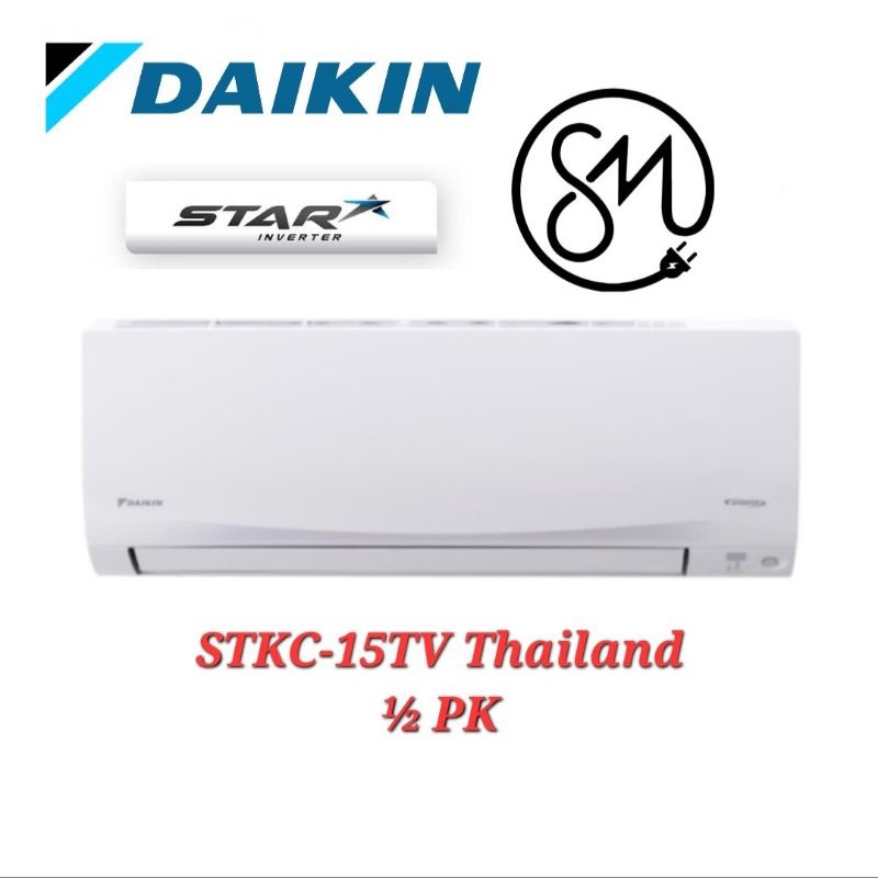 AC Daikin 1 1/2 PK STKC-35TV Thailand Star Inverter 1,5 FTKC35TVM4