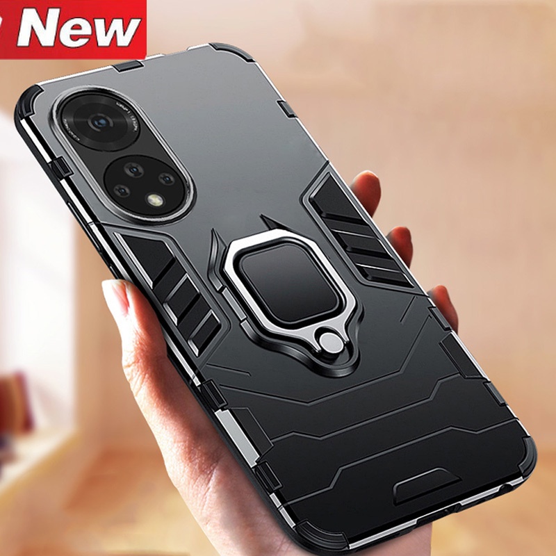 Casing Armor Shockproof + Stand Holder Magnetik Untuk Huawei Nova 9 Pro / 9