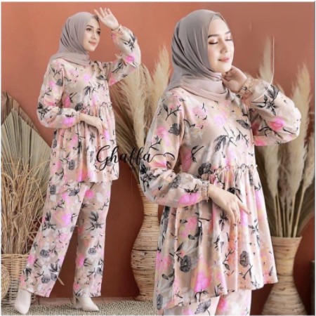 GHAFFA ONE SET SYAFANA ONE SET RAYON TERMURAH