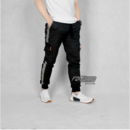 Celana jogger pakain pria/bawahan - Celana cargo joger jogger pria long list urban