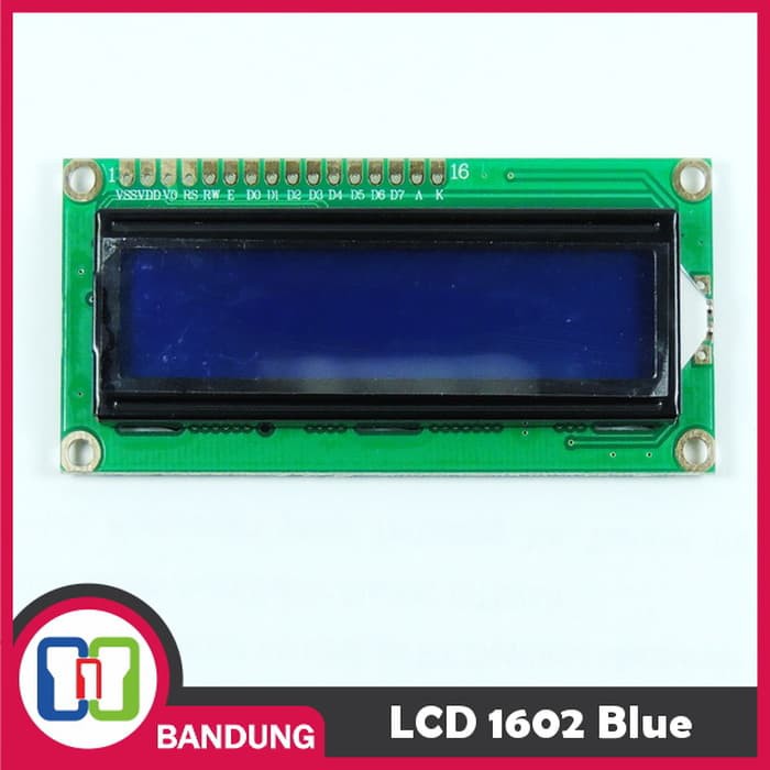 LCD CHARACTER 16X2 1602 5V BLUE BACKLIGHT MODULE