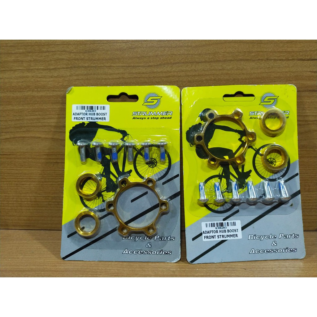 Adaptor Boost Hub Front Ta 15 X 100 To Ta 15 X 110 - Kuning