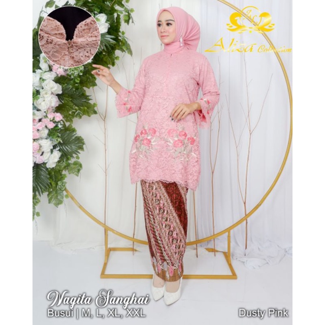 Kebaya Tunik Brukat Bordir / Kebaya Pesta / Kebaya Modren / Kebaya Pesta / Kebaya Wisuda / Kebaya