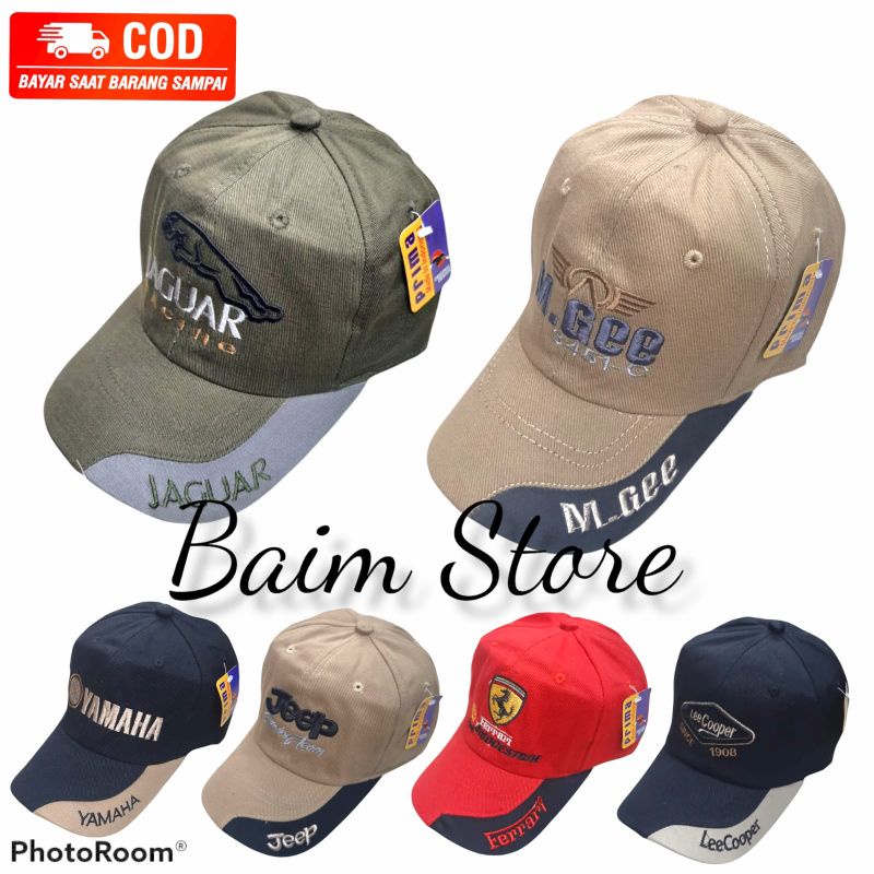 Cod Topi Fashion Dewasa/Topi sport Rafael denim