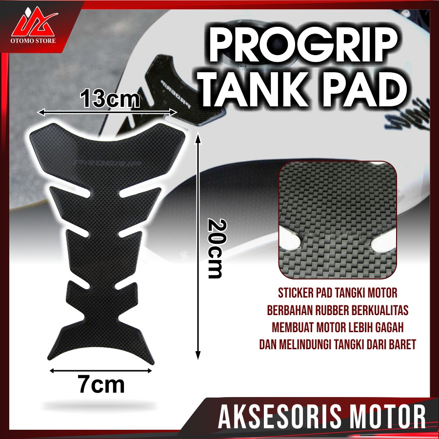 PROGRIP TANKPAD Pelindung Tangki Fishbone Motor Carbon Protector Moge Motor Gede