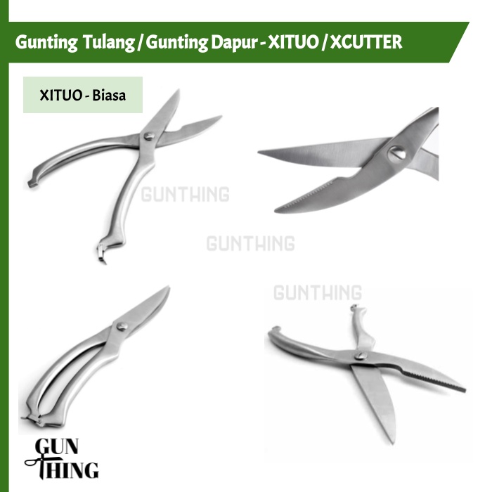 Gunting Tulang Daging Dapur / Bone Scissors Stainless Steel XITUO / XCUTTER