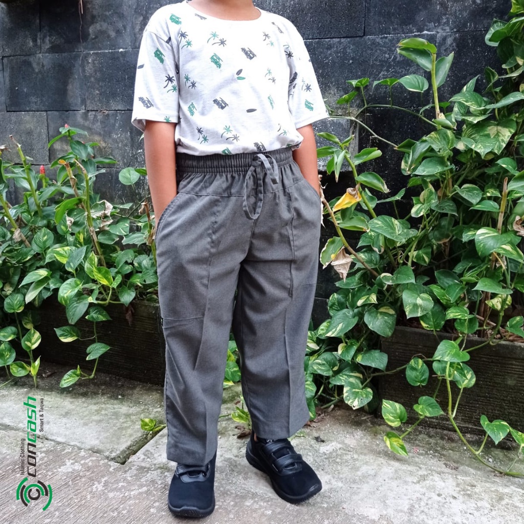 Sirwal Anak - Sirwal Kids - Sirwal anak premium - Warna Abu