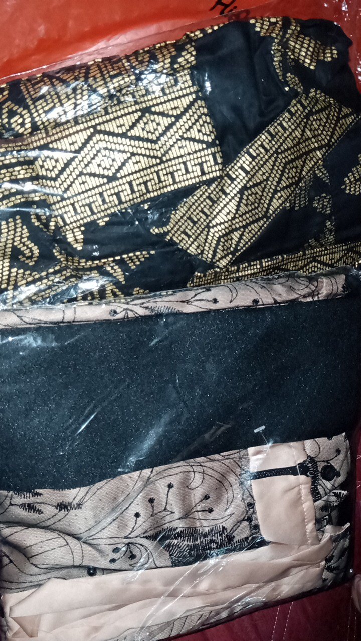Cp Mayangsari Bunga Pagar Batik Brokat Couple Ayushita Free Slendang