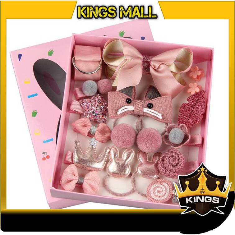 KINGS - F521 Ikat Rambut 18 in 1 Fashion Wanita / Accesories Rambut Import / Ikat Rambut Murah