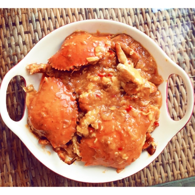 

Masakan Kepiting Telur Singapore Chili Crab 1kg kepiting telur