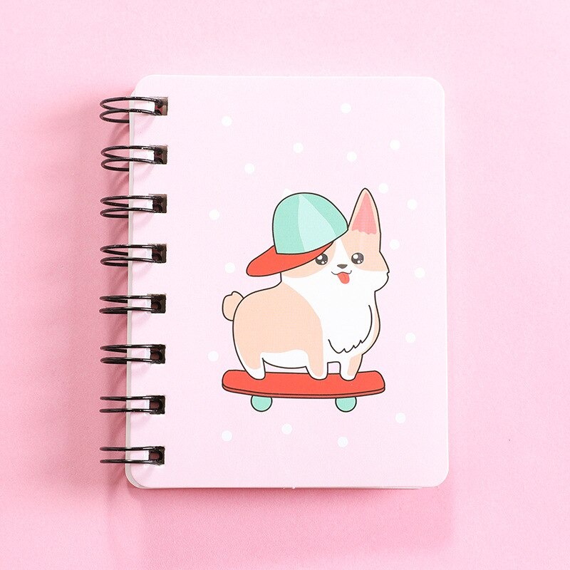 

Notebook Buku Catatan A7 Spiral Buku Mini Motif Kartun