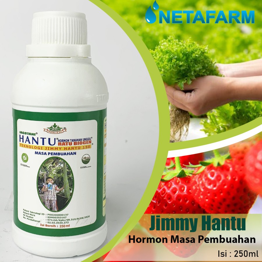Pupuk Organik Cair - Jimmy Hantu Jagotani Hormon Pembuahan 250 ml