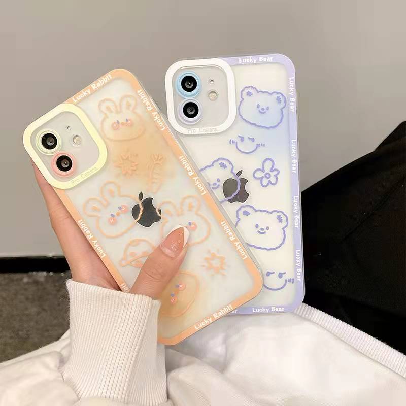 Soft case Silikon Transparan 13pro 13prm Motif Mata Kartun Untuk iphone 11 12pro max 7plus 8plus Xr XS max Xr 11 11promax 8plus 7se-20 7plus