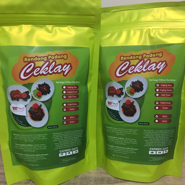 

Rendang Padang Ceklay