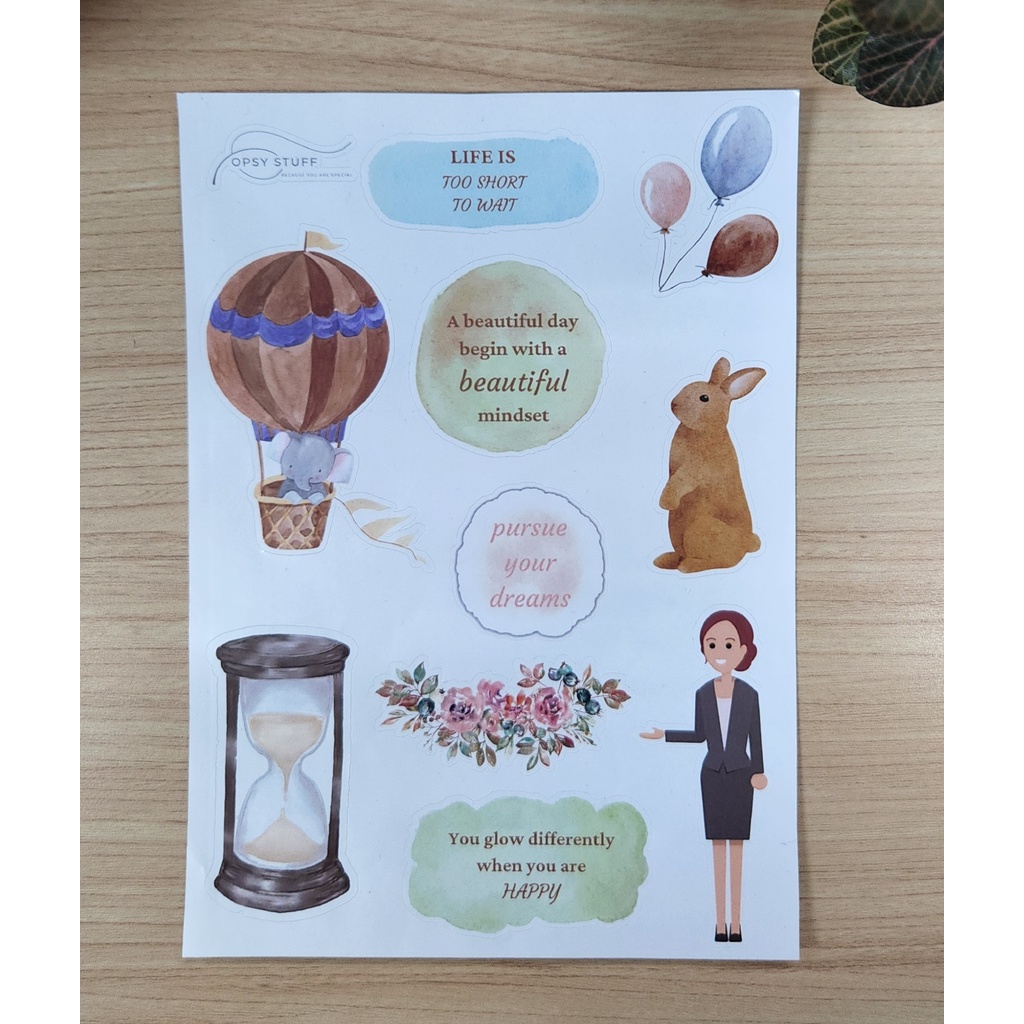 

Opsy Stuff - Sticker Mental Health Vynil Lucu Aesthetic Variatif - Baloon