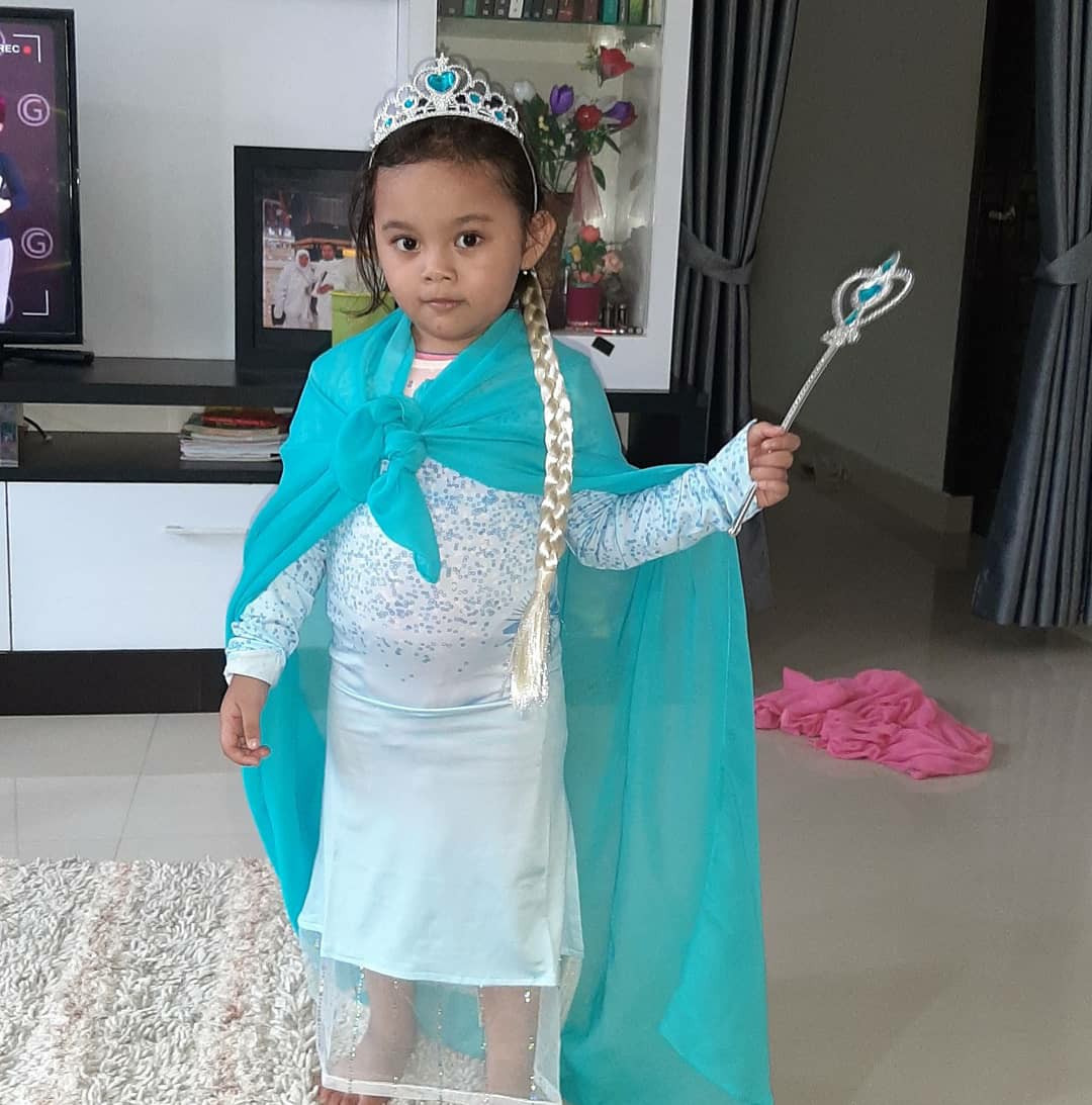  Bayar Di Tempat Kostum Frozen 2 Elsa  II Dress Baju  Anak  