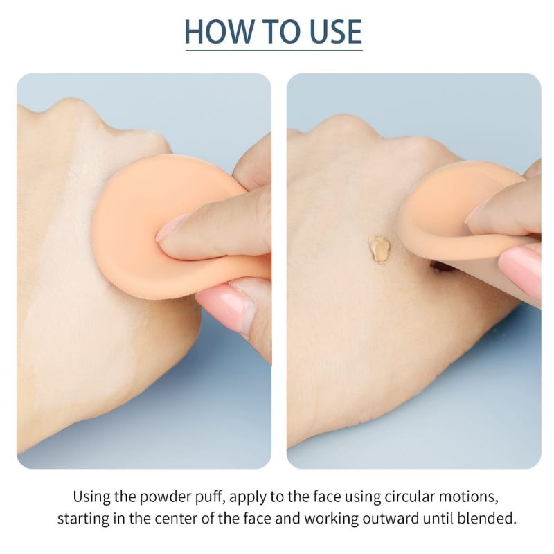 Glam Fix Blossom Lightweight Pressed Powder Puff