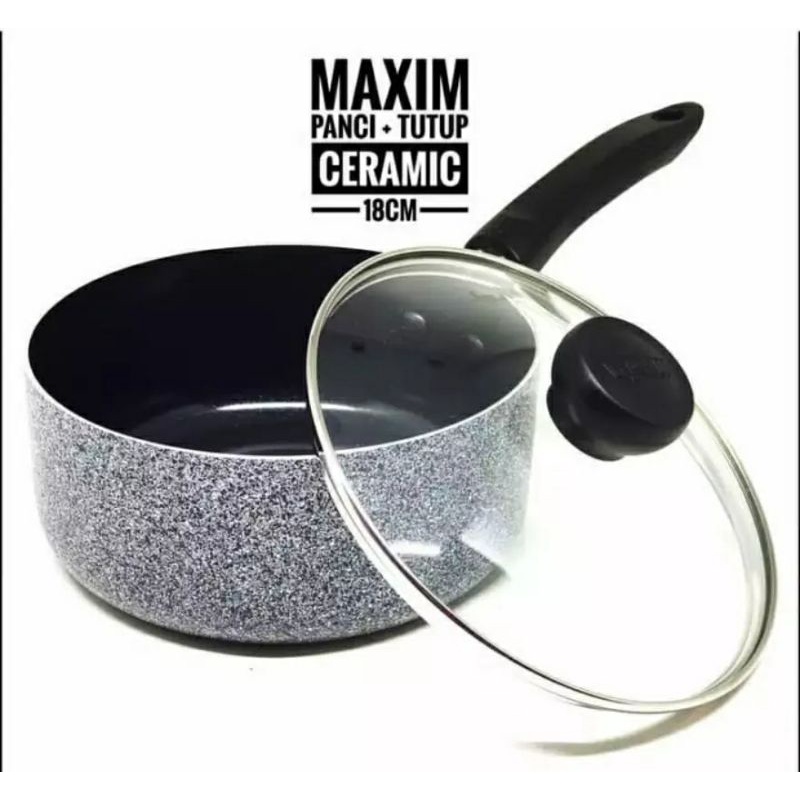 maxim Neostone saucepan/panci keramik/panci anti lengket