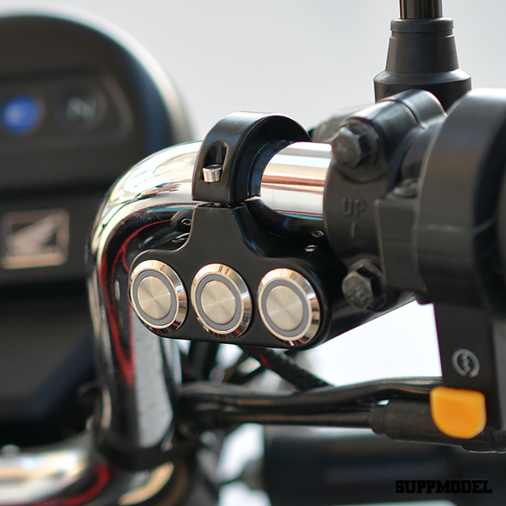 Spm Switch Lampu Kabut Headlightrem Dengan Indikator Untuk Handlebar Motor Atv Skuter