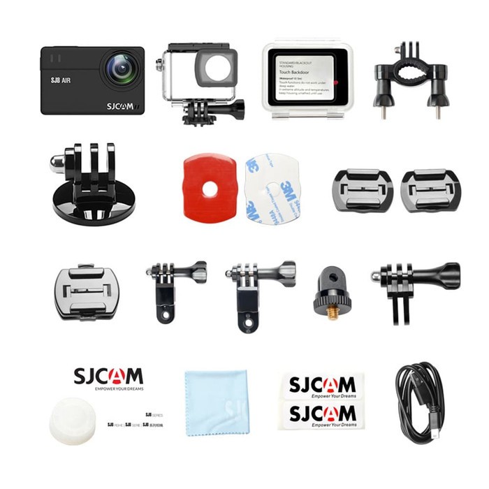 SJCAM SJ8 AIR Touchscreen Action Kamera 3 Way Super 32GB