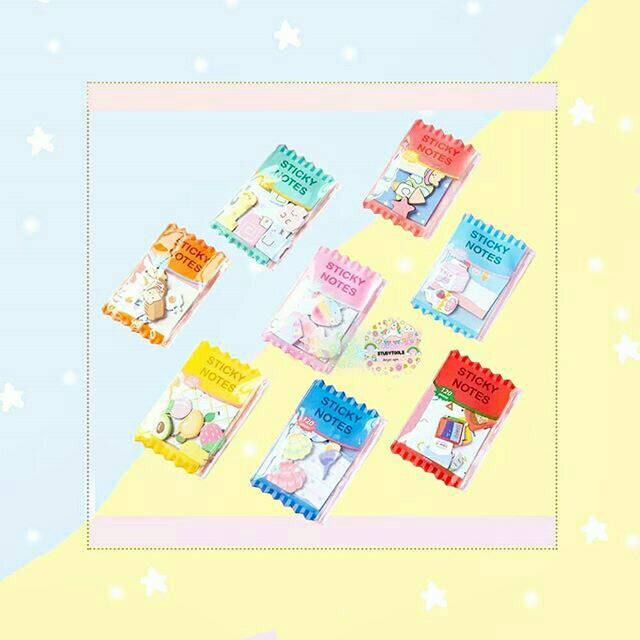 

SWEETIE ZIPPER STICKY NOTES