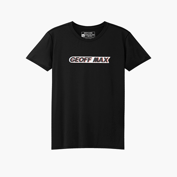 Geoff Max Official - Fluxion Black | T-Shirt Pria | Kaos Pria | Kaos Permium Terbaik